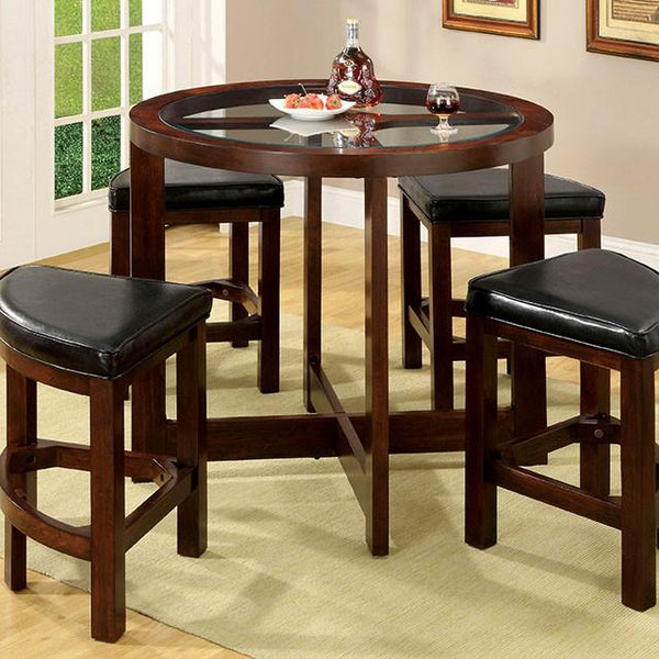 Crystal Cove 5 Pc. Counter Ht. Table Set - My Sweet Home Furniture (Queens, NY)