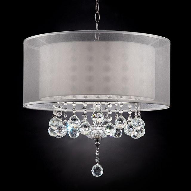 19"H Ceiling Lamp, Hanging Crystal - My Sweet Home Furniture (Queens, NY)