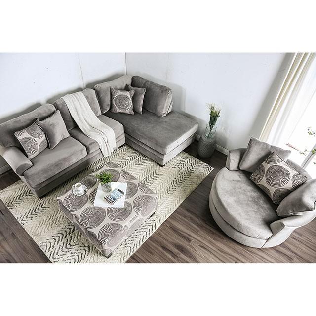 Bonaventura Gray Sectional - My Sweet Home Furniture (Queens, NY)