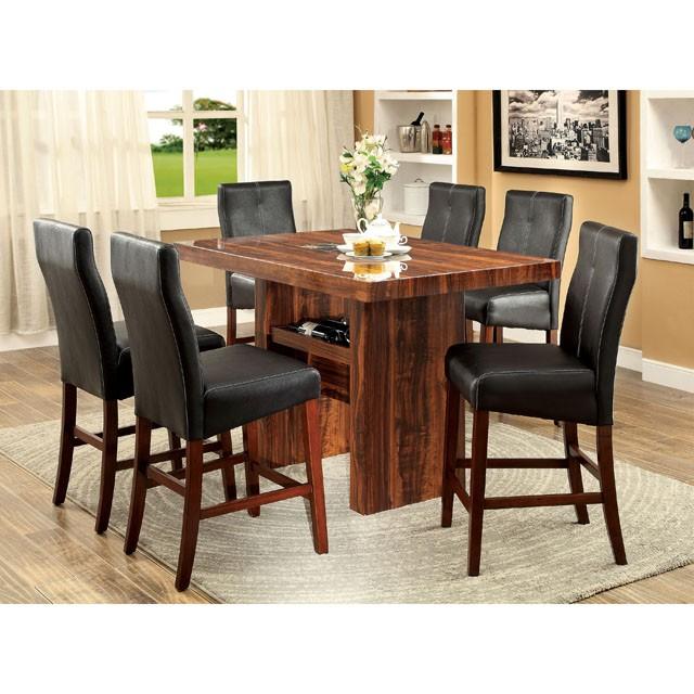 BONNEVILLE II Brown Cherry Counter Ht. Table - My Sweet Home Furniture (Queens, NY)