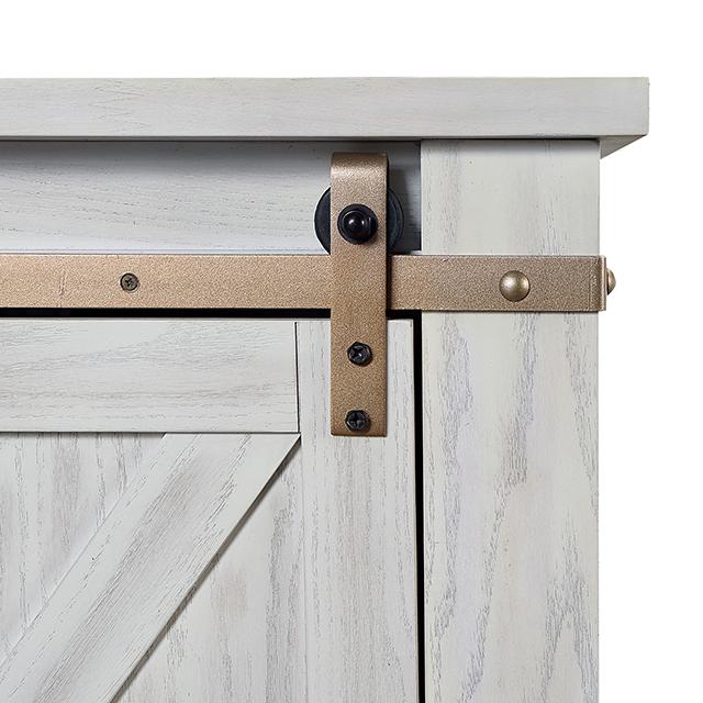 BORREGO TV Stand, Antique White - My Sweet Home Furniture (Queens, NY)