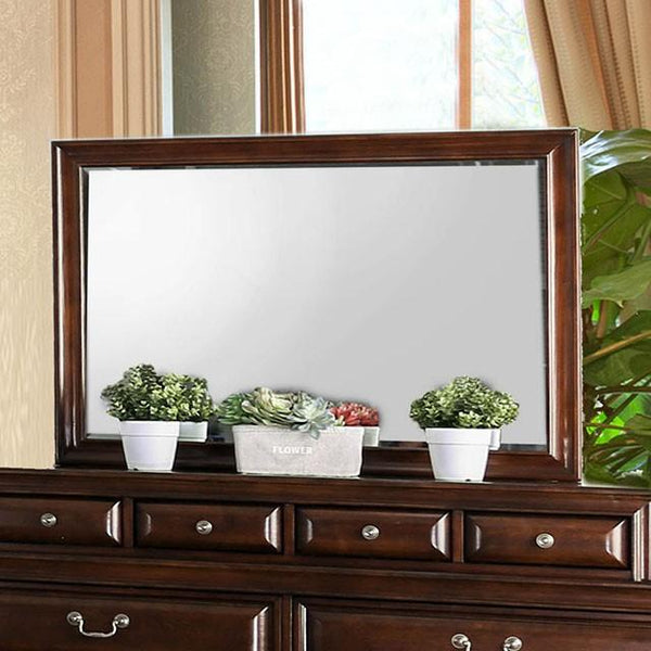 Brandt Brown Cherry Mirror - My Sweet Home Furniture (Queens, NY)