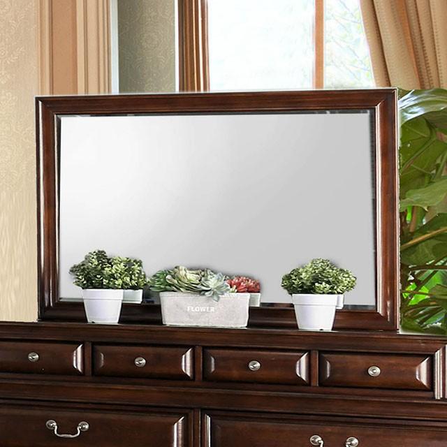 Brandt Brown Cherry Mirror - My Sweet Home Furniture (Queens, NY)