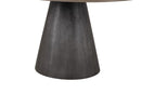 Broager 5 Pc Dining Table Set (White Caster Chairs) Rustic Oak - My Sweet Home Furniture (Queens, NY)