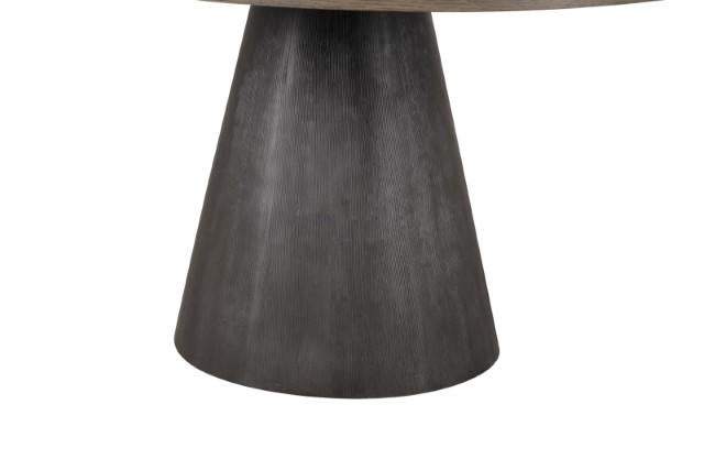 Broager 5 Pc Dining Table Set (Light Gray Swivel Chairs) - My Sweet Home Furniture (Queens, NY)