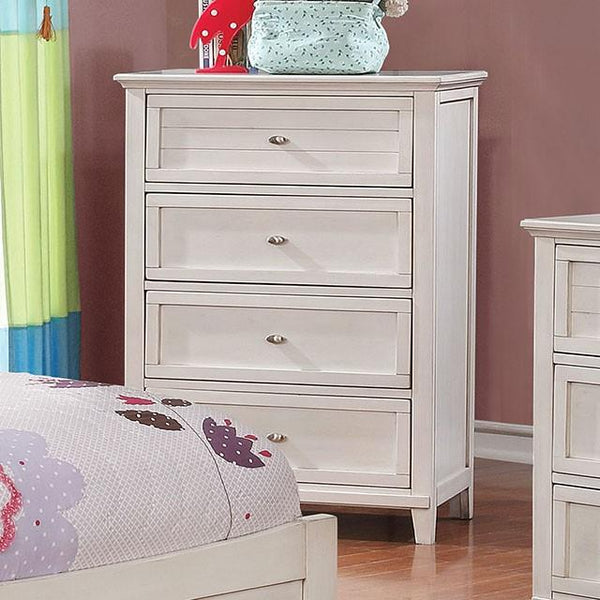 Brogan Antique White Chest - My Sweet Home Furniture (Queens, NY)