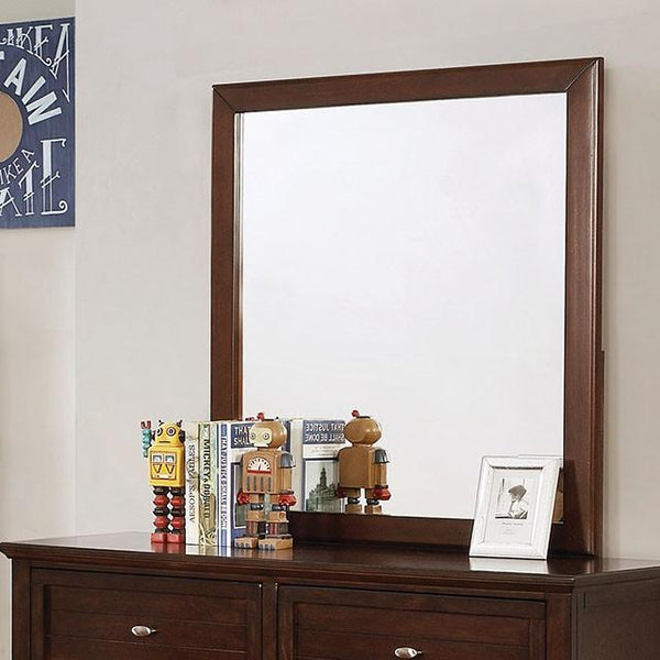 Brogan Brown Cherry Mirror - My Sweet Home Furniture (Queens, NY)