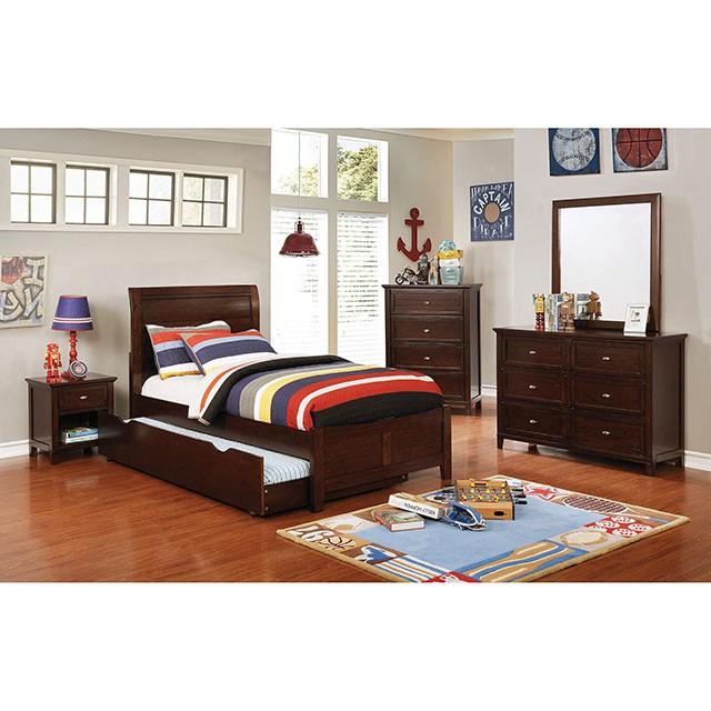 Brogan Brown Cherry Mirror - My Sweet Home Furniture (Queens, NY)