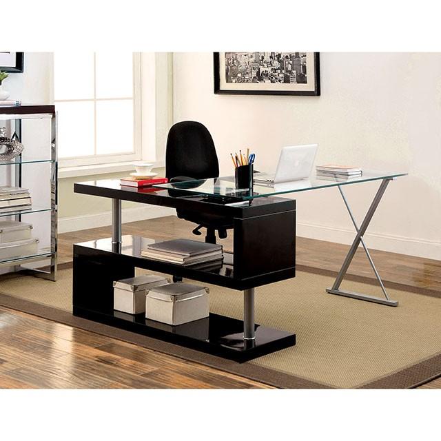 BRONWEN Black Desk - My Sweet Home Furniture (Queens, NY)