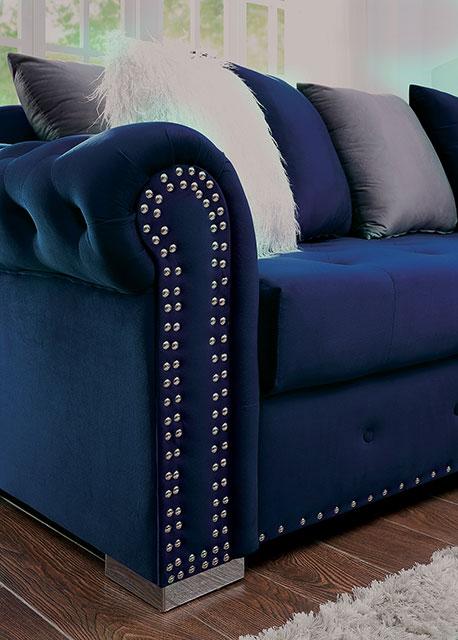 WILMINGTON Sectional, Blue - My Sweet Home Furniture (Queens, NY)