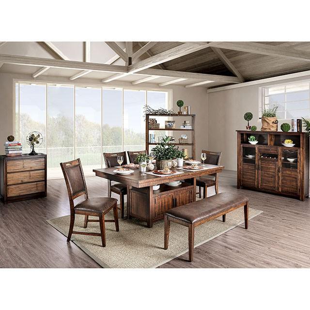 Wichita Light Walnut Dining Table - My Sweet Home Furniture (Queens, NY)