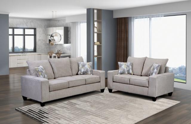 WEST ACTION Loveseat, Beige - My Sweet Home Furniture (Queens, NY)