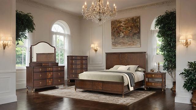 Westerham Bed Cherry - My Sweet Home Furniture (Queens, NY)