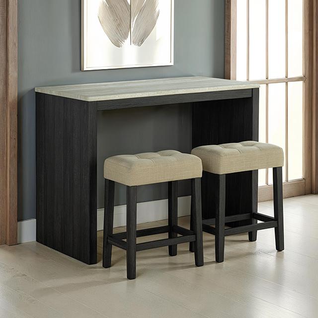 Zanaide 3 Pc. Dining Table Set - My Sweet Home Furniture (Queens, NY)