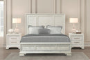 Stella Mia E.King & Queen Bed White & White - My Sweet Home Furniture (Queens, NY)