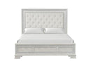 Stella Mia E.King & Queen Bed White & White - My Sweet Home Furniture (Queens, NY)
