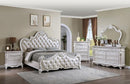 Ventresca 4 & 5 Piece Queen Bedroom Set White & Chrome - My Sweet Home Furniture (Queens, NY)