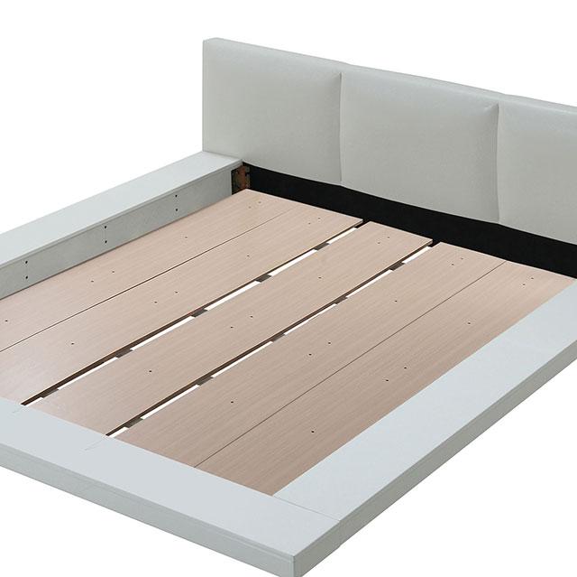 Christie Glossy White Queen Bed - My Sweet Home Furniture (Queens, NY)