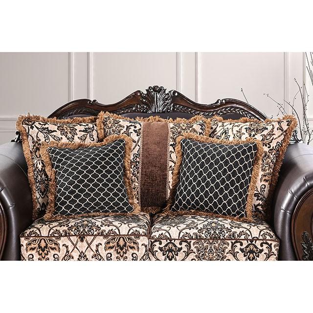 JAMAEL Brown/Espresso Sofa - My Sweet Home Furniture (Queens, NY)