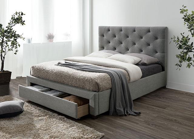 SYBELLA Full Bed, Gray - My Sweet Home Furniture (Queens, NY)