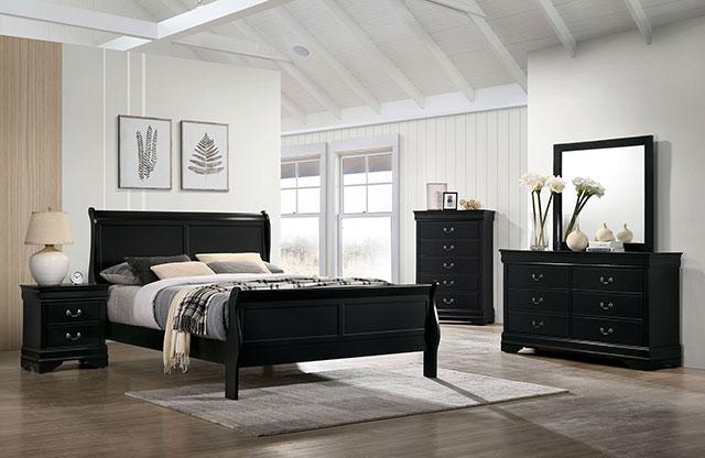 Louis Philippe Nightstand - My Sweet Home Furniture (Queens, NY)