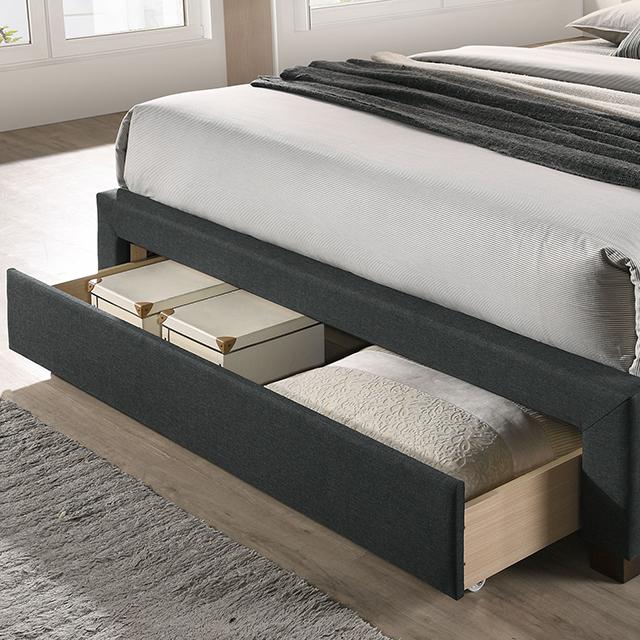 SYBELLA Full Bed, Dark Gray - My Sweet Home Furniture (Queens, NY)