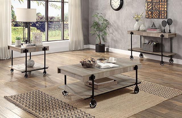 LOBB Sofa Table, Natural Tone - My Sweet Home Furniture (Queens, NY)
