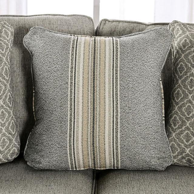 STEPHNEY Sofa, Gray/Gold - My Sweet Home Furniture (Queens, NY)