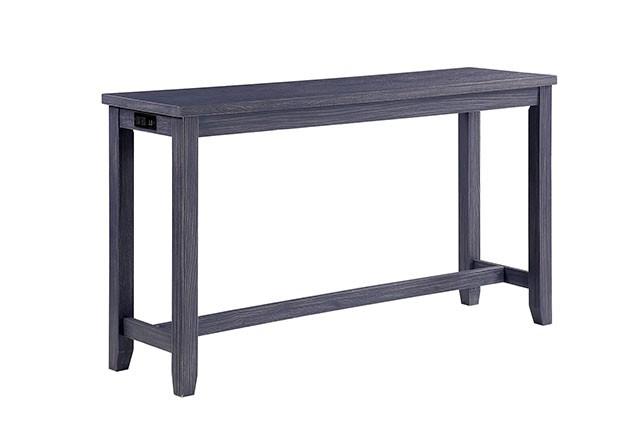Caerleon 3 & 4 Piece Counter Ht. Set Gray & Blue - My Sweet Home Furniture (Queens, NY)