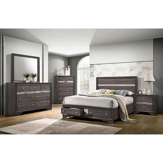 Chrissy Gray Queen Bed - My Sweet Home Furniture (Queens, NY)
