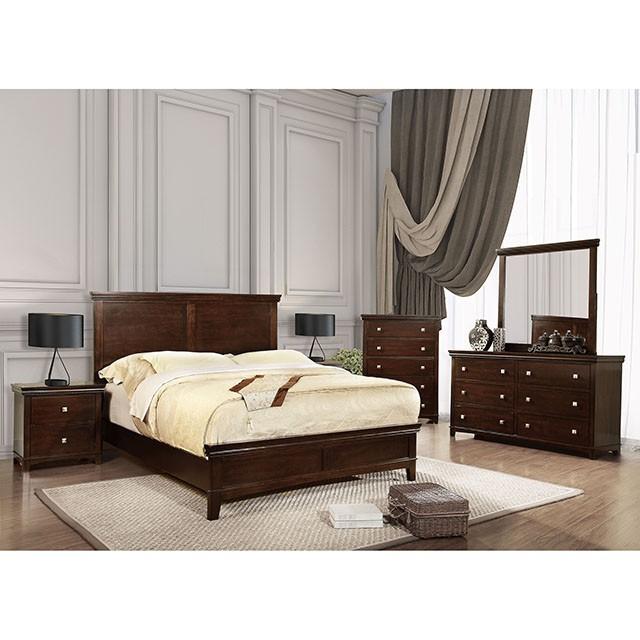 Spruce Brown Cherry Mirror - My Sweet Home Furniture (Queens, NY)
