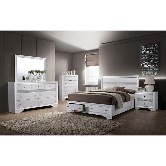 Chrissy White Queen Bed - My Sweet Home Furniture (Queens, NY)