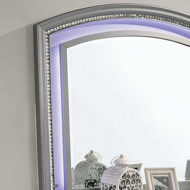 MADDIE Mirror, Silver - My Sweet Home Furniture (Queens, NY)