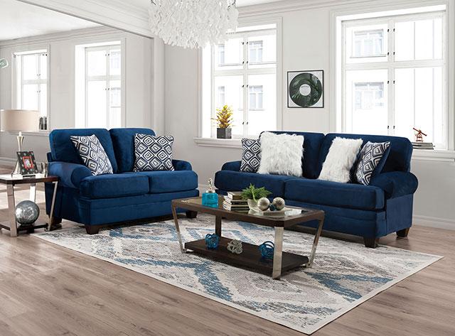 WALDSTONE Sofa, Navy - My Sweet Home Furniture (Queens, NY)