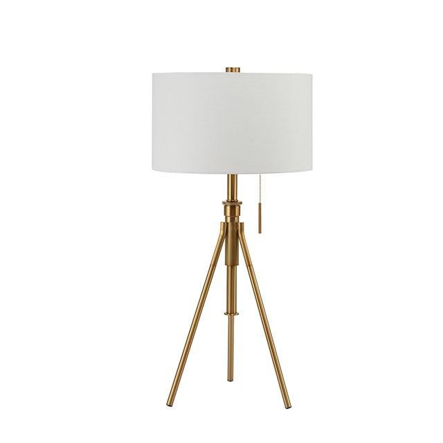 Zaya Stained Gold Table Lamp - My Sweet Home Furniture (Queens, NY)