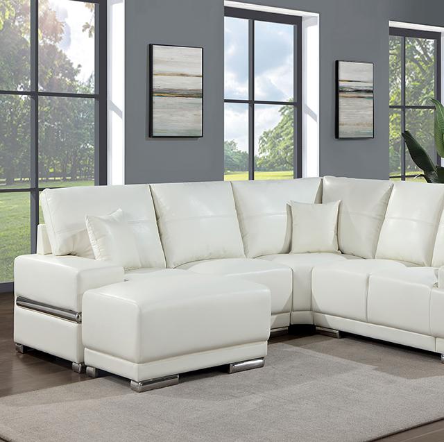 ALTHEA Sectional, White - My Sweet Home Furniture (Queens, NY)