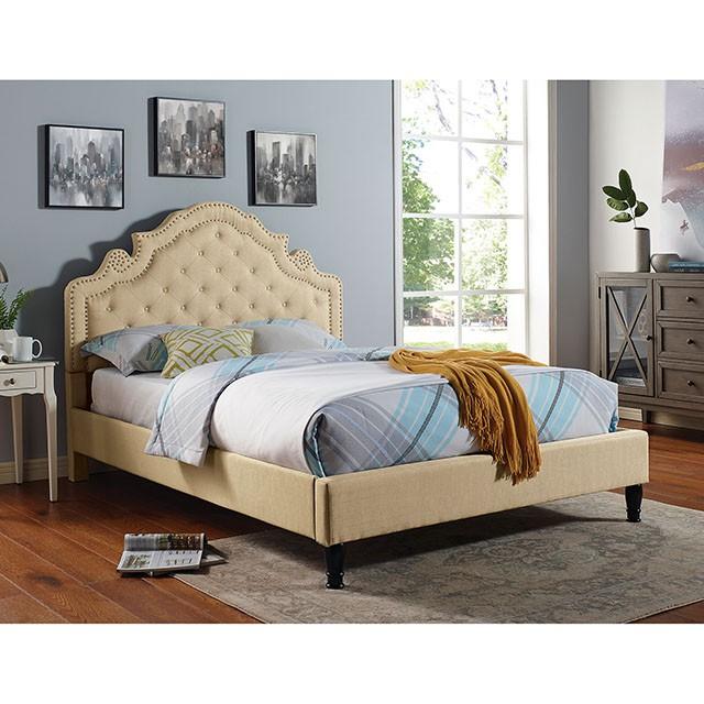 Aubree Cal.King & E.King Bed - My Sweet Home Furniture (Queens, NY)