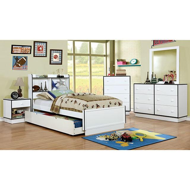 Bobbi Night Stand Blue - My Sweet Home Furniture (Queens, NY)