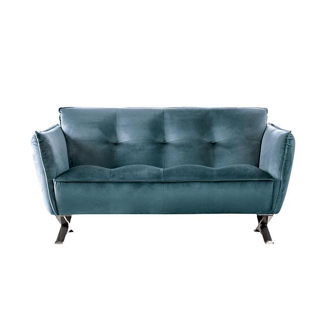 Civellutino Loveseat Teal - My Sweet Home Furniture (Queens, NY)
