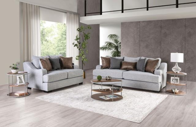 SKYLINE Sofa, Light Gray/Brown - My Sweet Home Furniture (Queens, NY)