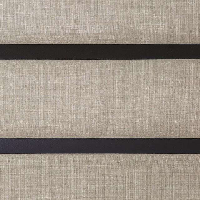 Berenice Espresso/Beige Cal.King Bed - My Sweet Home Furniture (Queens, NY)