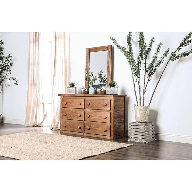 Lea Mahogany Mirror - My Sweet Home Furniture (Queens, NY)