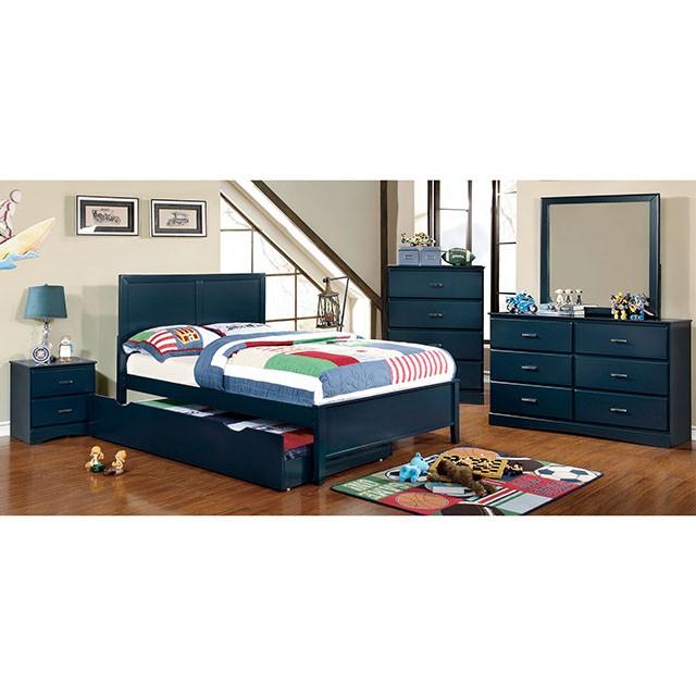 PRISMO Blue Trundle - My Sweet Home Furniture (Queens, NY)