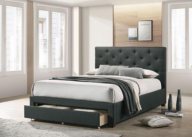 SYBELLA Full Bed, Dark Gray - My Sweet Home Furniture (Queens, NY)