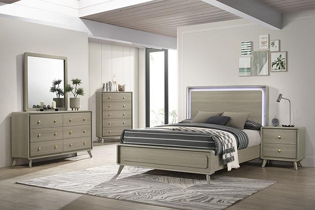 Rainier Bed Gray - My Sweet Home Furniture (Queens, NY)