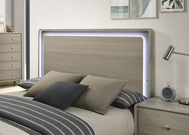 Rainier Bed Gray - My Sweet Home Furniture (Queens, NY)