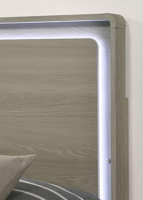 Rainier Bed Gray - My Sweet Home Furniture (Queens, NY)