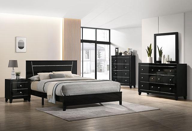 Magdeburg Bed Black & White - My Sweet Home Furniture (Queens, NY)