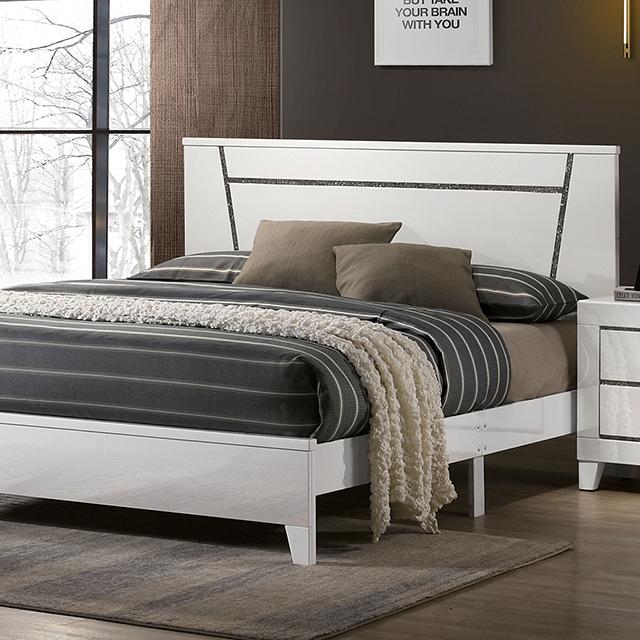 Magdeburg Bed Black & White - My Sweet Home Furniture (Queens, NY)