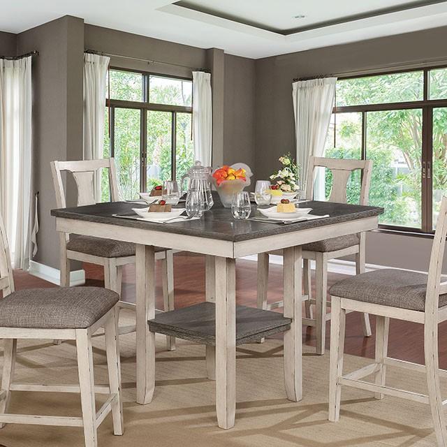 Ann Counter Ht. Table Set - My Sweet Home Furniture (Queens, NY)